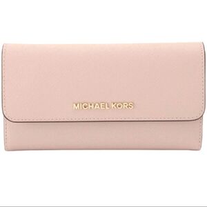 Michael Kors Jet Set Travel Large Trifold Wallet.  (Code J/L)